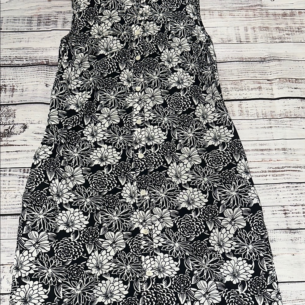 Talbots Floral Button‎ Down Maxi Dress Sz. 4P - Picture 5 of 7